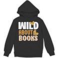 Reading Teacher Book Reader Student Leopard Wild About Books For Men Women Unisex Hoodie