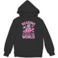 Reading Is Out Of This World Astronaut Reading Book Space Unisex Hoodie Reading Is Out Of This World Astronaut Reading Book Space Unisex Hoodie