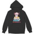 Readolotl Cute Read Axolotl Book Lover Librarian Bookworm Unisex Hoodie