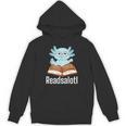 Readsalotl Axolotl Reading Cute Book Lover Bookworm Unisex Hoodie