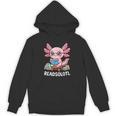 Readsolotl Axolotl Read Books Reading Book Lover Kids Unisex Hoodie Readsolotl Axolotl Read Books Reading Book Lover Kids Unisex Hoodie