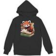 Red Panda Reading Book Animal Bookworm Unisex Hoodie Red Panda Reading Book Animal Bookworm Unisex Hoodie