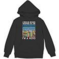 I Rescue Books And Trapped In The Bookstore Retro Bookreader Unisex Hoodie