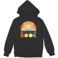 Retro Open Book Rainbow Reading Graphic Unisex Hoodie