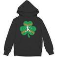 Retro Shamrock Baseball St Patricks Day Men Women Boys Girls Unisex Hoodie
