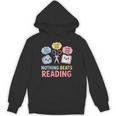 Rock Paper Scissors Nothing Beats Reading Book Lover Unisex Hoodie