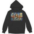 San Francisco Cat Golden Gate Bridge Starry Night Book Lover Unisex Hoodie San Francisco Cat Golden Gate Bridge Starry Night Book Lover Unisex Hoodie