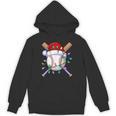 Santa Sports Christmas Baseball Player Unisex Hoodie Santa Sports Christmas Baseball Player Unisex Hoodie