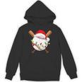 Santa Sports For Men Boys Christmas Baseball Player Unisex Hoodie