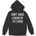Sarcastic Don't Judge A Book By It's Cover Joke Unisex Hoodie Sarcastic Don't Judge A Book By It's Cover Joke Unisex Hoodie