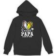 Senior Papa Class Of 2026 Baseball Softball Graduation Heart Unisex Hoodie