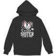 Senior Sister Class Of 2026 Baseball Graduation Heart Unisex Hoodie
