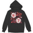 Six Seven Baseball Lover Sports Red Heart Bow Valentine Girl Unisex Hoodie