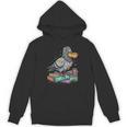 Smart Pigeon Sitting On Book Stack Unisex Hoodie