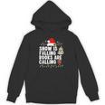 Snow Is Falling Books Are Calling Unisex Hoodie Snow Is Falling Books Are Calling Unisex Hoodie