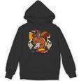 Squirrel Reading Book Cute Forest Animal Unisex Hoodie