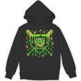 St Patricks Day Baseball Ice Cream Shamrock Baseball Player Unisex Hoodie