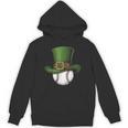 St Patricks Day Shamrock Baseball Saint Paddy's Kids Boys Unisex Hoodie St Patricks Day Shamrock Baseball Saint Paddy's Kids Boys Unisex Hoodie