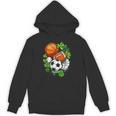 St Patricks Day Shamrock Basketball Baseball Football Soccer Unisex Hoodie