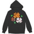 St Patricks Day Shamrock Basketball Baseball Men Boys Kids Unisex Hoodie