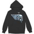 Star Wars The Book Of Boba Fett Chrome Helmet Logo Unisex Hoodie