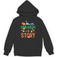 Summer Reading 2026 Dinosaurs Book Lover Unearth A Story Unisex Hoodie