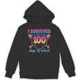 I Survived 100 Days Of School Baseball 100th Day Kids Girls Unisex Hoodie I Survived 100 Days Of School Baseball 100th Day Kids Girls Unisex Hoodie