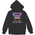 I Survived 100 Days Of School Baseball Boys Students Unisex Hoodie I Survived 100 Days Of School Baseball Boys Students Unisex Hoodie