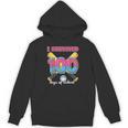I Survived 100 Days Of School Baseball Cream Drip Boys Unisex Hoodie