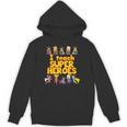 I Teach Super Heroes Comic Book Hero Teacher Unisex Hoodie I Teach Super Heroes Comic Book Hero Teacher Unisex Hoodie