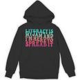 Teaching Pun Literacy Is My Jam Librarian Book Lover Teacher Unisex Hoodie