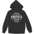Team America 1776 4th Of July Patriotic Baseball Unisex Hoodie Team America 1776 4th Of July Patriotic Baseball Unisex Hoodie