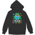 Team Pre-School Reading Frog Back To School Book Lover Unisex Hoodie