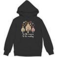 Tis The Season To Be Reading Books Christmas Tree Book Lover Unisex Hoodie