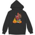 Turkey Reading Books Fall Thanksgiving Teacher Book Unisex Hoodie Turkey Reading Books Fall Thanksgiving Teacher Book Unisex Hoodie