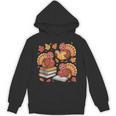 Turkey Reading Books Fall Thanksgiving Teacher Librarian Unisex Hoodie Turkey Reading Books Fall Thanksgiving Teacher Librarian Unisex Hoodie