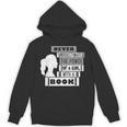 Never Underestimate Power Of Girl With Book Feminist Cute Unisex Hoodie