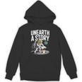 Unearth A Story Astronaut Finds Book On The Moon Unisex Hoodie Unearth A Story Astronaut Finds Book On The Moon Unisex Hoodie