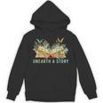 Unearth a Story Dinosaur 2026 Summer Reading Program Book Unisex Hoodie Unearth a Story Dinosaur 2026 Summer Reading Program Book Unisex Hoodie