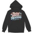 United States Of Reading Patriotic Book Lover Unisex Hoodie United States Of Reading Patriotic Book Lover Unisex Hoodie