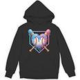Valentines Baseball Heart Dripping Ice Cream Gen Z Alpha Unisex Hoodie Valentines Baseball Heart Dripping Ice Cream Gen Z Alpha Unisex Hoodie