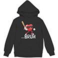 Valentines Bruh Red Heart Playing Baseball Men Boys Kids Unisex Hoodie Valentines Bruh Red Heart Playing Baseball Men Boys Kids Unisex Hoodie