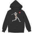 Valentines Day Baseball Batter Silhouette Heart Men Boy Kids Unisex Hoodie Valentines Day Baseball Batter Silhouette Heart Men Boy Kids Unisex Hoodie