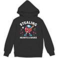 Valentines Day Baseball Stealing Hearts Bases Boys Kids Men Unisex Hoodie Valentines Day Baseball Stealing Hearts Bases Boys Kids Men Unisex Hoodie