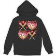 Valentines Day Drip Heart Baseball XOXO Boys Kids Men Sport Unisex Hoodie Valentines Day Drip Heart Baseball XOXO Boys Kids Men Sport Unisex Hoodie