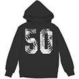 Vintage Baseball Number 50 Jersey Player Uniform Unisex Hoodie