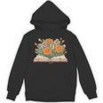 Vintage Book Lover Teacher Wildflowers Reading Read Graphic Unisex Hoodie