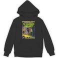 Vintage Horror Comic Book Cover Shadowed Library Zombie Unisex Hoodie Vintage Horror Comic Book Cover Shadowed Library Zombie Unisex Hoodie