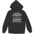 Vintage Reading Reader Read Bibliomane Library Book Unisex Hoodie