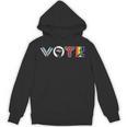 Vote Books Fist Ovaries LGTBQ Men Women Unisex Hoodie